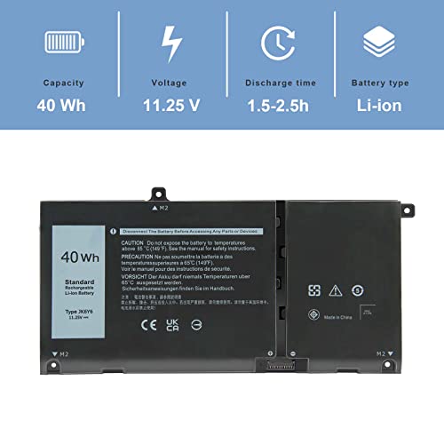 Fancy Buying 40Wh JK6Y6 H5CKD Battery for Dell Latitude 3410 3510 3120 3140 Vostro 5300 5301 5401 5501 Inspiron 5300 5301 5401 5402 5408 5409 5501 5508 5509 5400 5406 7405 7300 7306 7500 7506 2-in-1 - size: 7.24*3.58*0.24inch JK6Y6