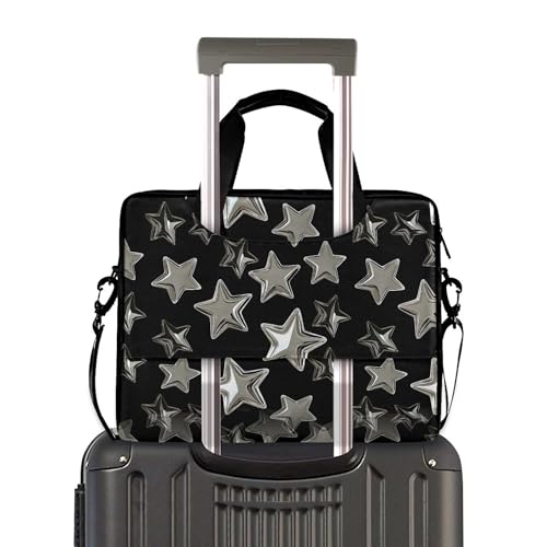 MNSRUU Laptop Bag for 15.6 inch Black Gothic Bats - color: Star I23271
