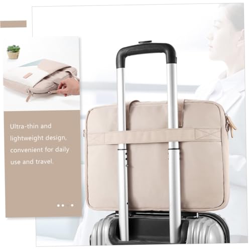 DOITOOL Laptop Bag with Double Zippers Lightweight Business Briefcase for Travel and Work Protective Tablet Storage Pouch Durable and Water Resistant Carrying Case for Men and Women