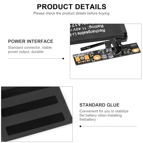 A1708 A1713 Battery for A2171 A2159 A2289 A2338, Compatible with MacBook Pro 13 Inch (Late 2016, Mid 2017, Mid 2019, 2020), EMC 2978 3301 3456 3578 3164 020-00946 MacBookPro13,1 14,1 - 11.4V 54.5Wh - size: 11.34*3.29*0.18inch A1713