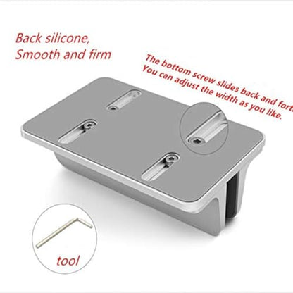 Vertical Adjustable Laptop Stand, Adjustable Laptop Stand Desktop Stand, Adjustable Base Size Compatible for Lenovo/Dell/ASUS Gaming Laptop (up to 17.3 inches) - color: Silver2