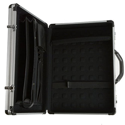 Alpine Swiss Executive Aluminum Briefcase Padded Laptop Briefcase For Men Hard Shell Attache Case Combo Lock Business Case