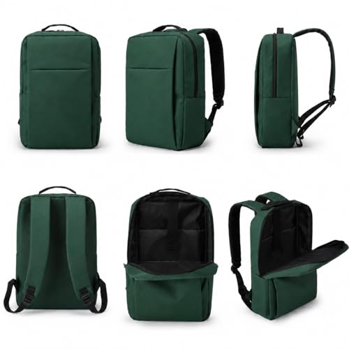 Laptop Backpack for Women & Men, 15.6" Laptop and Tablet Bag with Computer Compartment – Lightweight, Durable Travel & Work Backpacks, Green - color: Backpack 01 Green