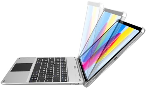 Arteck iPad 11th 10th Generation Keyboard Case, Folio Cover, Multi-Touch Trackpad, Detachable Bluetooth Keyboard for iPad (A16) 11th/10th Gen