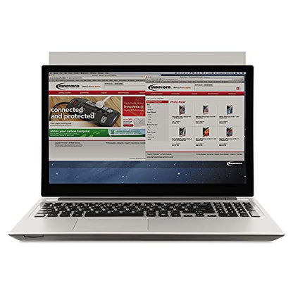 Innovera Blackout Privacy Filter for 15.6" Widescreen Laptop, 16:9 Aspect Ratio