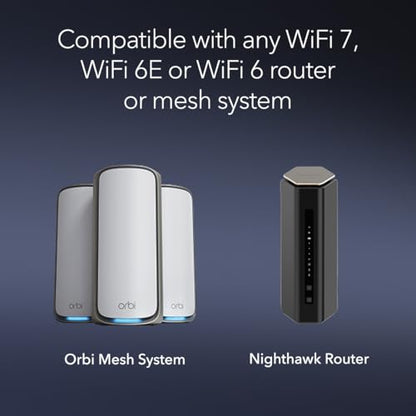 NETGEAR Nighthawk WiFi 7 USB 3.0 Adapter (A9000) – BE6500 Tri-Band Wireless Gigabit Speed (Up to 6.5 Gbps) – 6 GHz Band – Works with Any Router or Mesh System – for Windows 11 PC - style: WiFi 7, 6.5Gbps