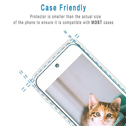 2-Pack Tempered Glass For Apple New iPod Touch 7th Gen (2019), 6th Gen, 5th Gen (2015) Screen Protector, Easy to Install, Bubble Free, 9H Hardness - size: iPod Touch 7/6/5 4.0-inch