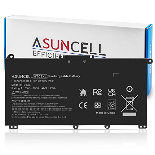 HT03XL L11119-855 Laptop Battery for HP Pavilion 14-CE 14-CF 14-DF 15-CS 15-DA 15-DB 15-DW 17-by 17-CA Series 15-CS0053CL 15-DW0033NR 15-DA0014DX L11421-542 L11421-2C2 HSTNN-UB7J HSTNN-DB8R HT03041XL - size: HT03XL 8.94 * 4.96 * 0.71 in