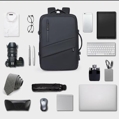 Laptop Backpack for Work Unisex Business Travel Backpack Notebook Water Backpack with USB Charging Port