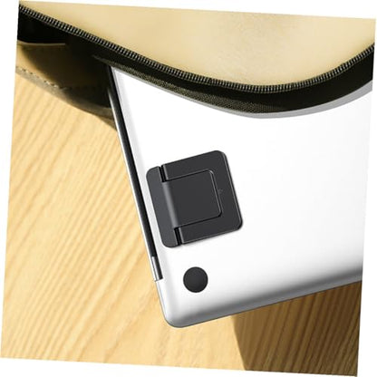 2pcs Foldable Laptop Stand Mini Notebook Holder Desk Laptop Riser with Ventilated Cooling for Portable Computers and Tablets