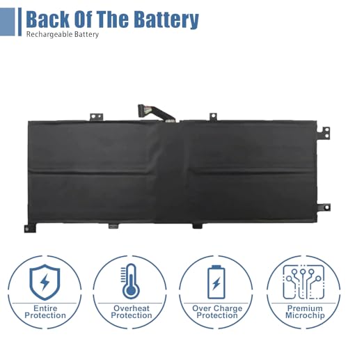 L18M4P90 Laptop Battery Replacement for Lenovo ThinkPad L13 Yoga Series L18C4P90 L18D4P90 02DL031 02DL032 02DL030 SB10T83120 SB10T83119 15.36V 46Wh 3000mAh - size: 10.62*4.34*0.27 inch L18M4P90