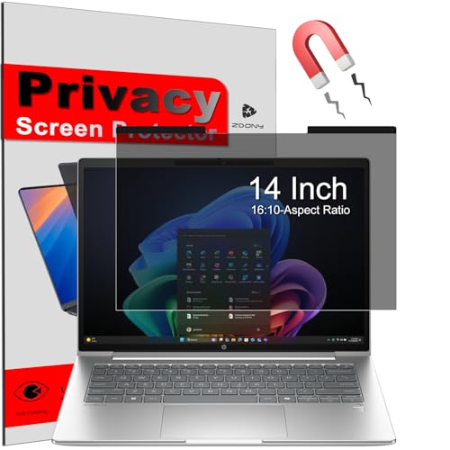KEANBOLL 14 Inch Magnetic Privacy Screen for Laptops (16:10) - Removable Anti-Glare Filter with Blue Light Reduction | Compatible with HP, Dell, Acer, Asus, Samsung, Lenovo Laptops etc - size: Privacy Magnetic-14 Inch 16:10