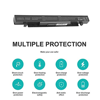 Fancy Buying X550 A41-X550A Laptop Battery for ASUS A41-X550 A450 P550 F550 K550 A550 F552 K450 P450 P550 R409 R510 X452 R510 X450 X550V A450C X550C X550A X550B X550D Y481C Y581C - size: 10.13*1.36*0.87inch