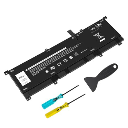 TREE.NB 8N0T7 Replacement Laptop Battery for DELL XPS 15 9575 Precision 5530 2-in-1 Series Notebook 08N0T7 TMFYT 0TMFYT 11.4V/75Wh 6-Cell - size: ‎12.01x3.46x0.31inch 8N0T7