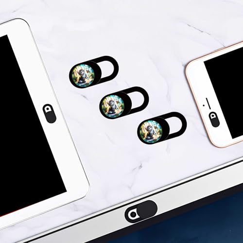 3pcs Plastic Camera Cover Webcam Cover Stained Glass Kitten Cat Shutter Slider for PC Laptops Phone Lens Sticker for Privacy Protection. Ideal Gift for Christmas, Birthday, Anniversary Day - color: Colorful-2
