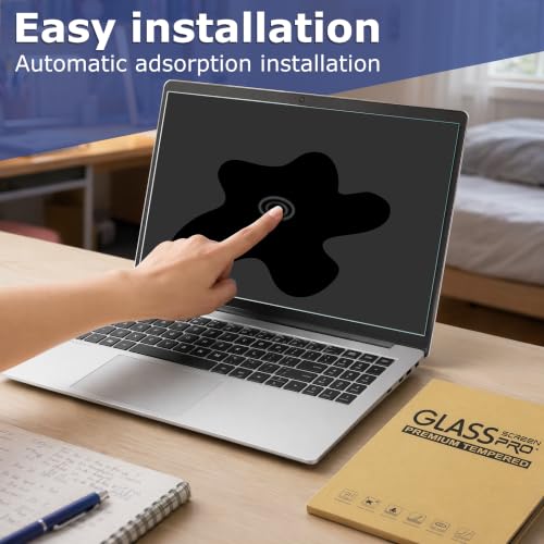 KEANBOLL 2 Pack HP Laptop 15.6" Tempered Glass Screen Protector for HP 250/255 G10丨HP OmniBook 3 15.6丨 HP Victus 15.6丨HP Pavilion 15.6 丨HP OMEN 15.6-Inch Laptops -Ultra Clear Anti Scratch Bubble Free