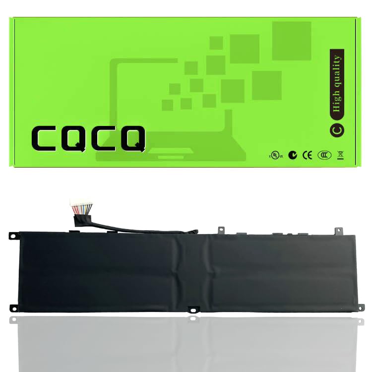 CQCQ BTY-M6M Battery for MSI GS66 Stealth 10SE 10SF 11UE 11UH GE66 Raider 10UG 11UG GE76 Raider 11UE 11UH 11UG GE76 Dragon Tiamat 11UH WS66 10TM 10TMT 11UMT 11UKT WE76 11UM Creator 15 A11UH A11UE
