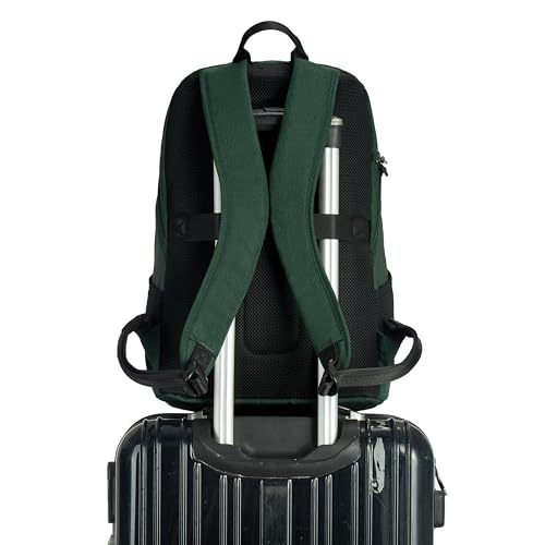 Travelon Anti-Theft Metro Backpack with RFID blocking pouch - color: Forest Heather