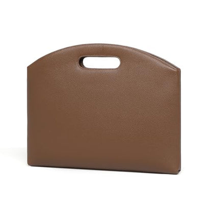 Official Document Computer Bag Stylishly Sleek with Multiple Compartments and Easy to Carry Design - color: Toffee Brown/Pu