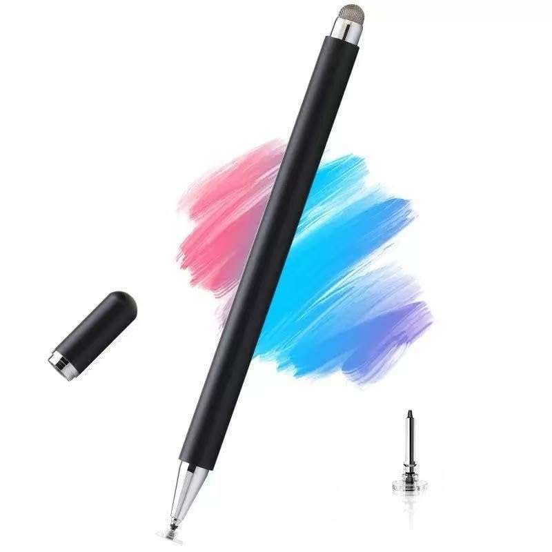 Stylus Pen for Samsung Galaxy Tab A11+/A11/A9+/A9/A8+/A8 Universal Android Pen Compatible with iOS/Microsoft/Android Tablet and Phones All Touch Devices (Black) - color: Black