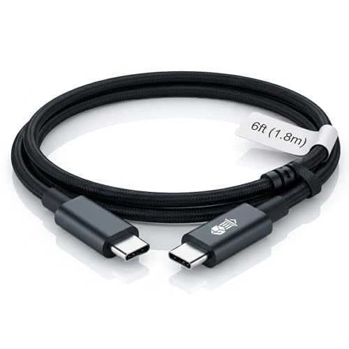 McClinton & Co. USB C to USB C Cable 6ft | 100W PD Fast Charging for Samsung Galaxy S25/S24/S23/S22, iPhone 16/15 Pro Max, Google Pixel, Motorola, OnePlus | Durable Braided, Snug Fit USB-C Cord