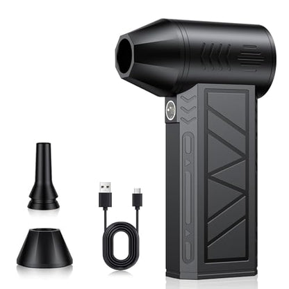 Professional 12000RPM Electric Air Duster for PC, Laptop, Keyboard, Electronics – 3-Speed Adjustable High-Pressure Blower for Precision Cleaning of Computer Components, CPU, and Gaming Consoles