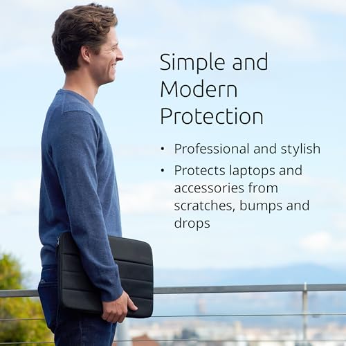 Kensington EQ Laptop Sleeve 14", Durable Protective Case for Laptops and Tablets up to 14 inch - Compatible with MacBook Computers - Black(K60394WW) - size: 14"