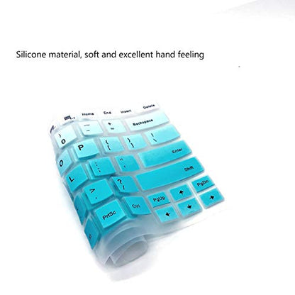 2 PCS Keyboard Cover for 14" Thinkpad T14 Gen 2/1, E14 Gen 4/3/2, T14s Gen 2/1, L14 Gen 3/2, Thinkpad T490 T495 T480/S T470, ThinkPad P14s, X1 Carbon 8th/7th/6th, Thinkpad X1 Carbon 14 5t-8th Gen - color: MintGreen+Clear