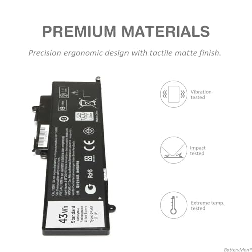 11.1V 43Wh GK5KY 0GK5KY 4K8YH 0WF28 Laptop Battery Compatible with Dell Inspiron 11 3147 3148 3152 3153 3157 3158 Inspiron 13 7347 7348 7352 7353 7359 Inspiron 15 7558 7568 92NCT 092NCT