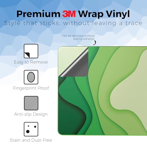 Laptop Skin Compatible with Apple MacBook Neo - Papercraft Green - Premium 3M Vinyl Protective Wrap Decal Cover - Easy to Apply | Crafted in the USA by MightySkins - color: Papercraft Green, size: MacBook Neo Top Skin Only, style: Matte Finish