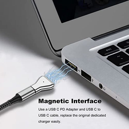 100W USB-C to MagSafe 2 (T-Tip) Power Adapter for MacBook Air 11" and 13" with Model A1435, A1465, A1466, MD223, MD224, MD231, MD232, MD711, MD712, MD760, MD761, MJVM2