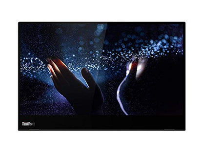 ThinkVision M14t USB-C Mobile Monitor with Touch Screen - Black
