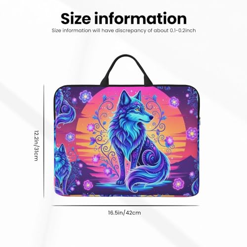 Laptop Case 14 Inch, Soft Shockproof Laptop Sleeve with Handle, Protective Bag - color: Pattern (668)