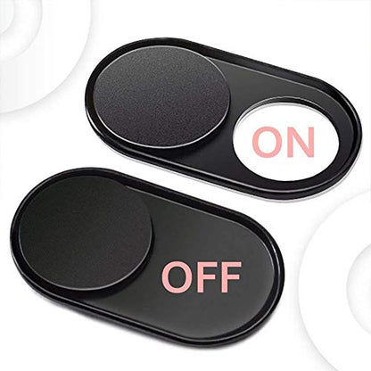 Metal Webcam Cover Slide, Shutter Magnet Slider Camera Cover for Web Cam iPhone PC Laptops Tablet Phone Lens Protect Privacy Sticker (Rose gold-3pcs) - size: Rose gold-3pcs