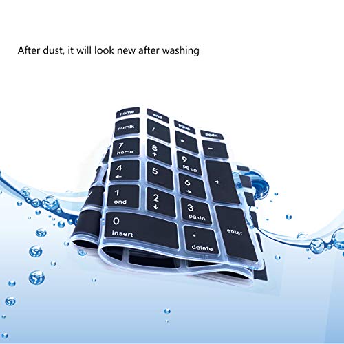 Keyboard Cover for 15.6" HP ProBook 450(G5/G6/G7) 455(G5/G6/G7) 650 G4 |17.3" HP ProBook 470 G5 (Not Fit ProBook 450/455 G8 G4 G3 G2 G1, ProBook 650 G8 G5 G3 G2 G1) US Layout Keyboard Skin-Black - color: Black