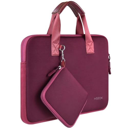 Hseok Laptop Sleeve 14 inch Case with Small Case, Compatible with MacBook Neo 14, MacBook Pro 14 M5/M4/M3/M2/M1, XPS 14 and Most 14 inch Notebooks, Neoprene Computer Handbag,R01D01 - color: R01d01, size: 14"