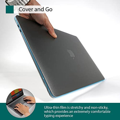 Kiss Cover Keyboard/Control Cover for Apple MacBook Pro 13" (2016 2017 2018 2019 2020 2021 2022 2023) [2 Pack] - Complete Coverage Protects Touch Controls and Touch ID Waterproof Easy Clean