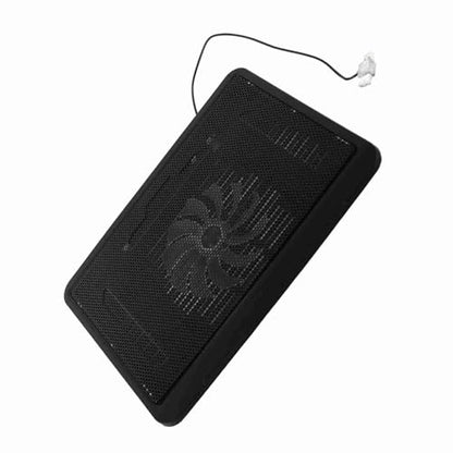 Laptop Cooling Pad,Portable Slim Quiet USB Powered Laptop Cooling Fan Stand Gaming and RGB Laptop Cooler for Improving Computer Heat Dissipation ﻿ (Black) - color: Black
