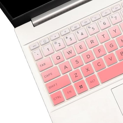Keyboard Cover for HP OmniBook 5 AI 16" 16-ag 16-af 16-ba 16-bc Series 16z-ag100 16z-bc100 16-af1037nr 16-bc1047nr 16 inch Laptop Keyboard Skin (NOT FIT OmniBook 5 16-cf 16-bf 16-fb, OmniBook 3/7/X) - color: Ombrepink