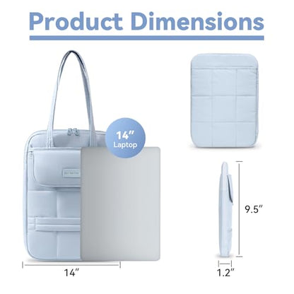 Puffy Laptop Sleeve for MacBook Pro/Air M4/M3/M2/M1 (2024-2019), iPad Pro/Air/Mini - color: Blue