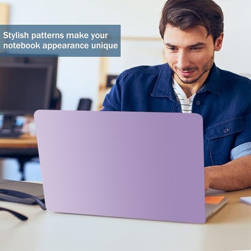 Laptop Skin Sticker Decal 15-15.6 Inches, Universal Reusable Vinyl Sticker for 12.1 13 13.3 14 15.4 Inches Netbook/Notebook PC, Waterproof & Scratch-Resistant (Purple - Gradient) - color: Purple - Gradient