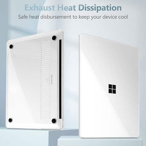 Mektron Clear Case for 2025 Microsoft Surface Laptop Windows 11 Copilot+ PC Surface Laptop 13 Inch Touchscreen Display Cover Fits Model 2095, Crystal Clear - color: Crystal Clear