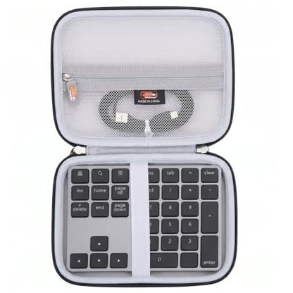 Legestori Hard EVA Carry Case for Bluetooth Number Pad | Compatible with Lekvey/iClever/Nulea/JOYEKY, Water-Resistance, Wireless Number Pad Protective Storage, Case Only