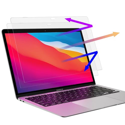 Mamol 2 Pack Anti Blue Light Screen Protector for Macbook Air 13 Inch (2018-2021, M1) / Macbook Pro 13 in (2016-2022, M1, M2), Eye Protection, Anti Glare - size: MacBook Pro 13 (2016-2022)