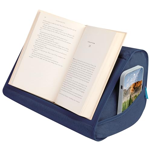 LAPGEAR Book Pillow - Denim Blue, Fits 6" x 9" Books - color: Denim Blue