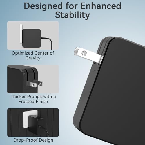 65W USB C Fast Charger Compatible with LG Gram 17" 16" 15" 14" 17Z95P 17Z90Q 17Z90R 17Z90S 16T90P 16Z90P 16Z90Q 16Z90R 15Z95P 15Z90P 15Z90Q 14Z90P 14Z90Q 2-in-1 OLED Thin Lightweight Power Cord