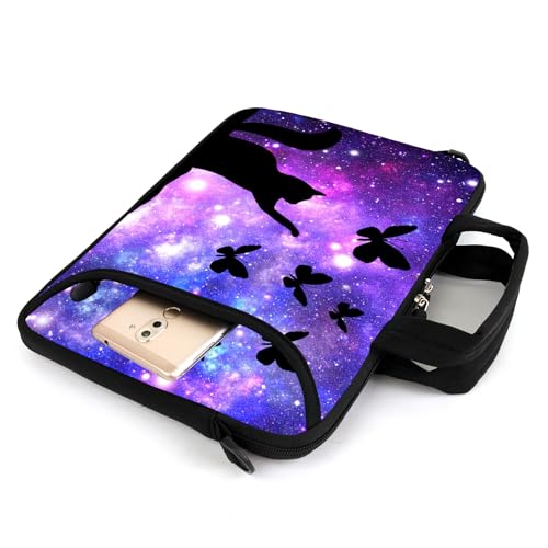 13" laptop bag laptop sleeve chromebook case adjustable shoulder strap with handle accessory pocket for men women (RYD-13-11) - color: Ryd-13-11