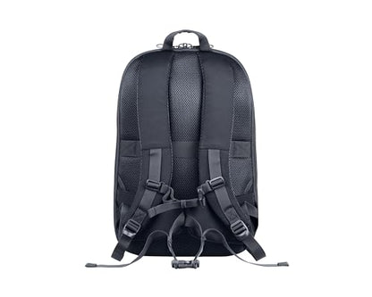 HP 17-Inch Laptop Backpack Travel Plus 30L, Water-Resistant 750D Recycled Plastic, RFID-Blocking Pocket, Anti-Puncture Zippers, Key Fob, Polyester, Blue Graphite, A2CC9AA