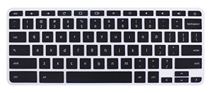 YYubao Keyboard Skin Cover Compatible with 11.6" Lenovo Chromebook C330, Chromebook N20 N21 N22 N23 100e 300e 500e, 11.6" Flex 11 Chromebook, 14" Chromebook N42 N42-20 - Black - color: Black
