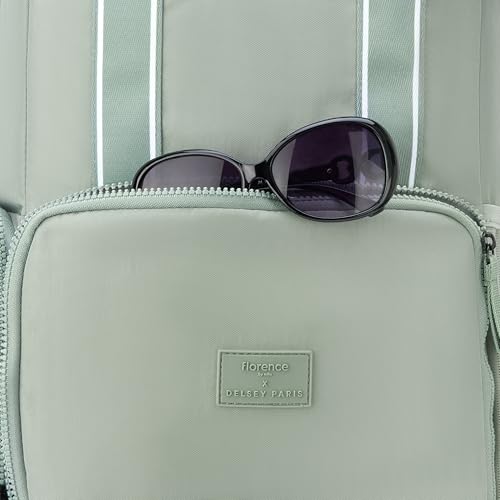 florence by mills Carefree Carry Laptop Travel Backpack, Sage Green - color: Sage Green